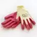 WWG Large Pink Weeding Glove Latex Dipped