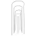 WSP 30"x10" Half Hoop Plant Support
