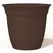 HC 16" Eclipse Pot With Attached Saucer Chocolate