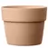 Deroma 5.9" Perfetto Pot No Hole Blush Clay Case Pack