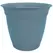 HC 12" Eclipse With Saucer Planter Slate Blue