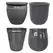 MCarr 28PC Mix Planter Plt London Gray