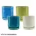 MCarr 12PC Cache Pot W/Sau Set Mixed Colors