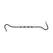 Panacea 12" Black Forged Extender Hook