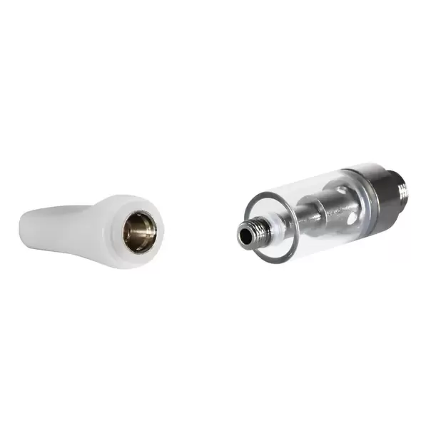 0.5mL 510 Screw Top White Tip Vape Cartridge