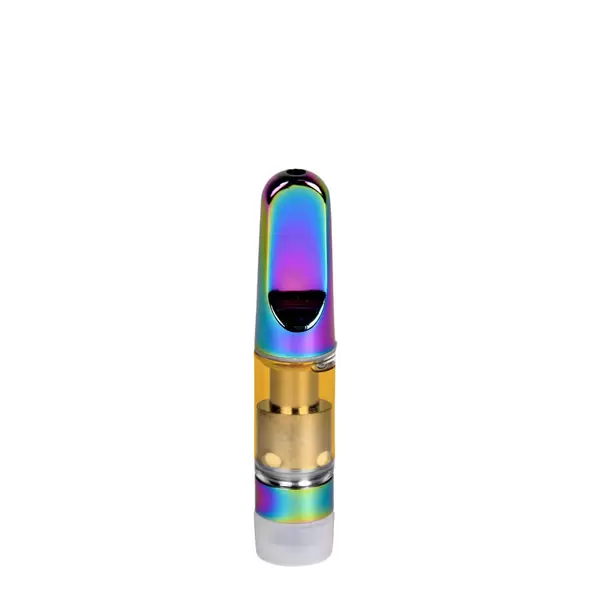 0.5mL 510 Screw Top Iridescent Tip Vape Cartridge