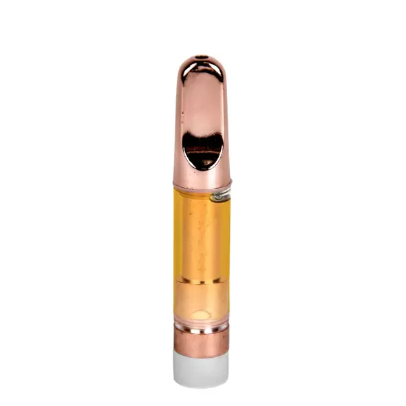 1mL 510 Screw Top Rose Gold Tip Vape Cartridge
