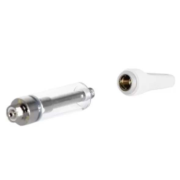 Empty 1mL 510 White Tip Vape Cartridge