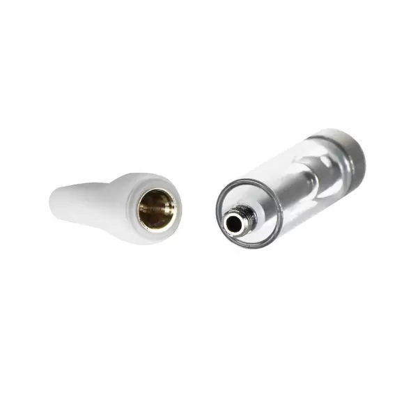 Empty 1mL 510 White Tip Vape Cartridge