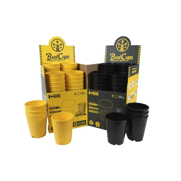 BudCups™ - Self-Draining, Easy-Transplanting Gardening Containers (Pack of 48)