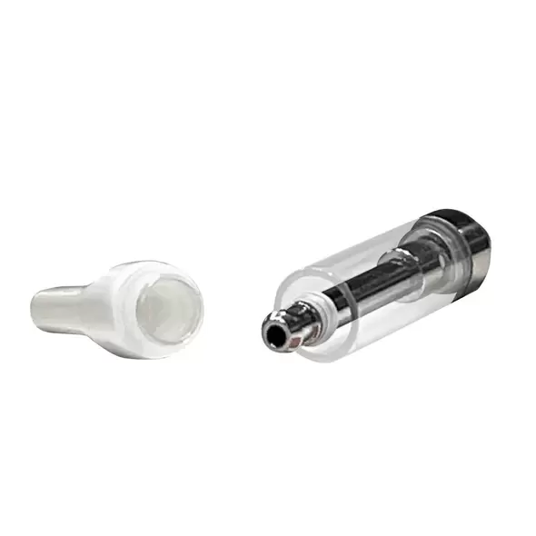 1mL 510 Push Top White Tip Vape Cartridge