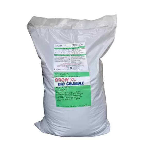 Grow XL Organic Dry Fertilizer NPK 6-10-1