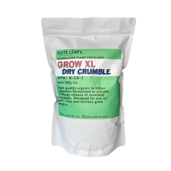 Grow XL Organic Dry Fertilizer NPK 6-10-1