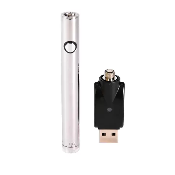 Silver 510 Thread Battery Variable Twist