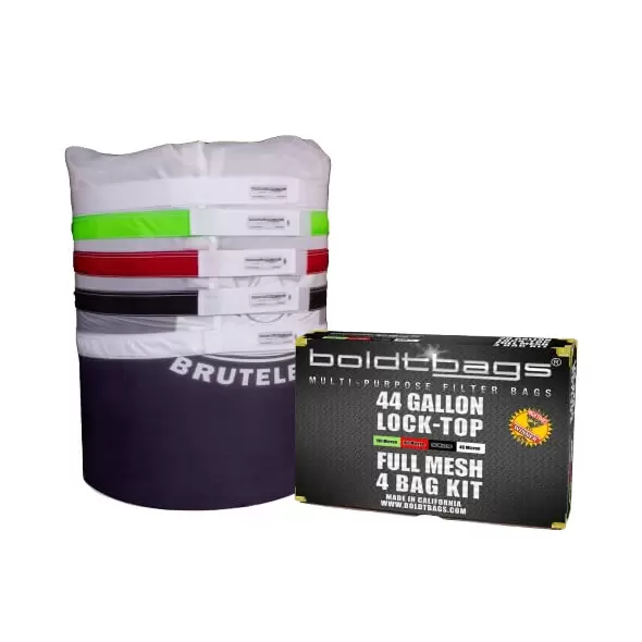 44 Gallon Full Mesh Stacker Lock Top 4 Bag Kit
