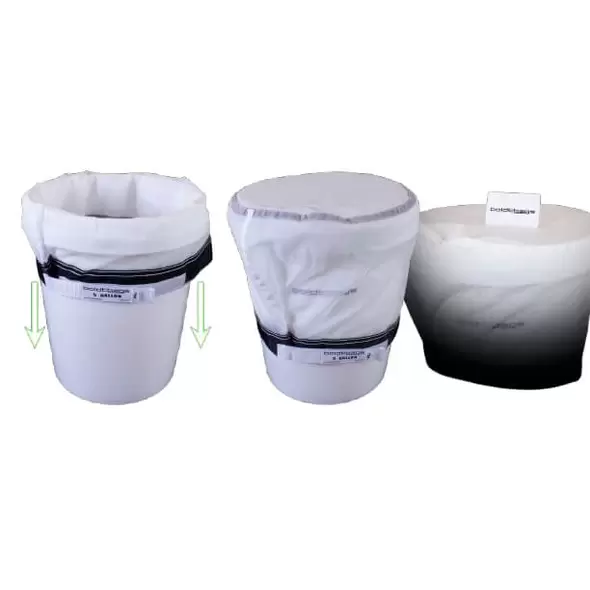 5 Gallon Full Mesh Stacker Lock-Top 4 Bag Kit