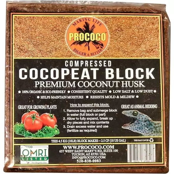 Prococo Cocopeat Block - Tanks Green Stuff