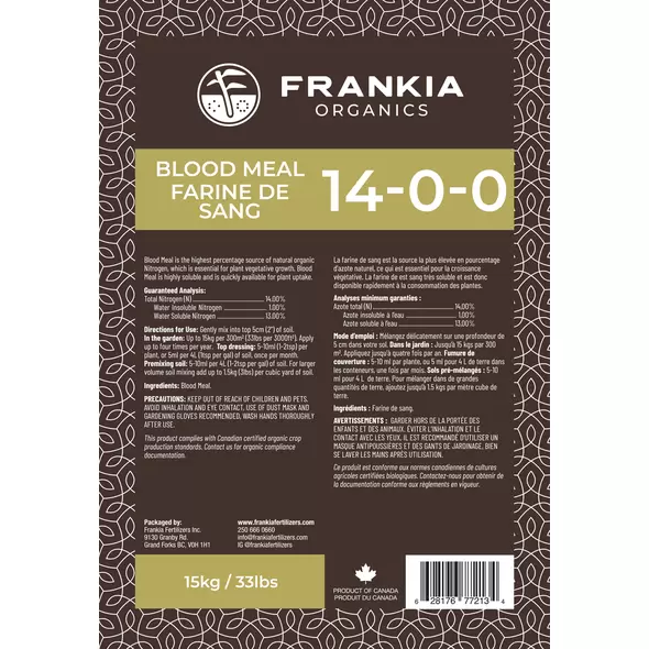 Blood Meal - Frankia Fertilizers