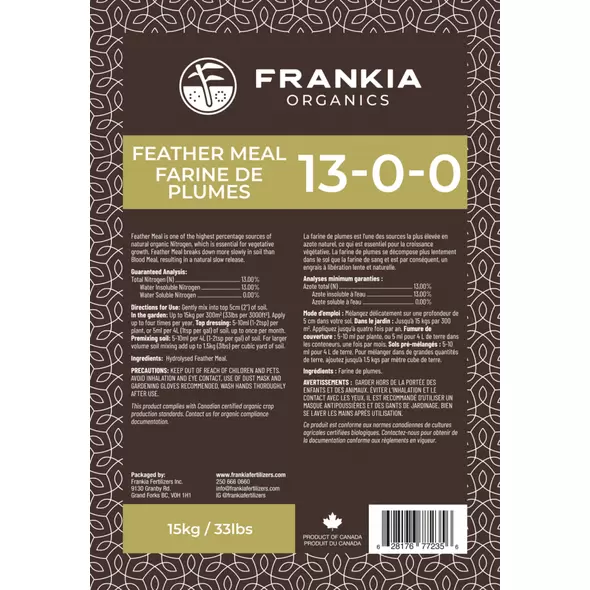 Feather Meal - Frankia Fertilizers