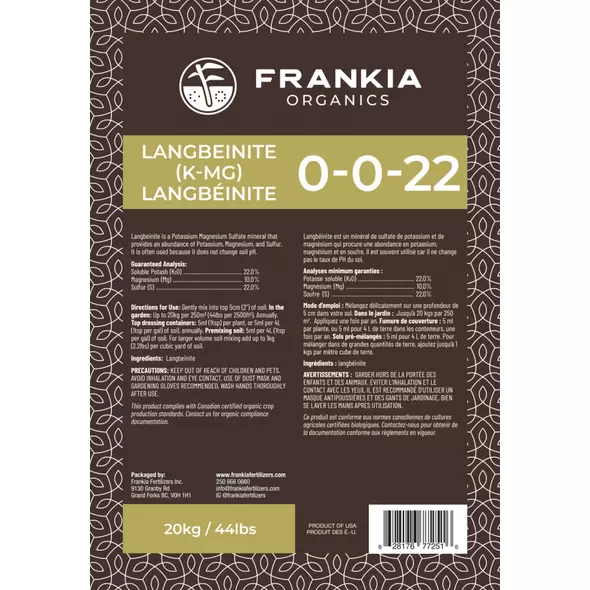 Langbeinite - Frankia Fertilizers