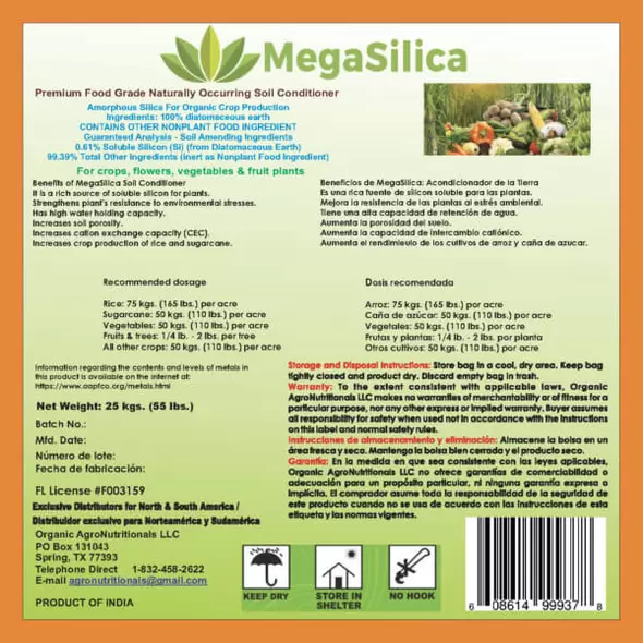 Organic Soil Conditioner - MegaSilica