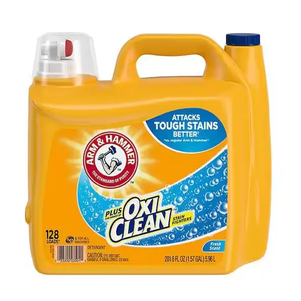 A&H 201.6oz Liquid Laundry Detergent Fresh + Oxiclean