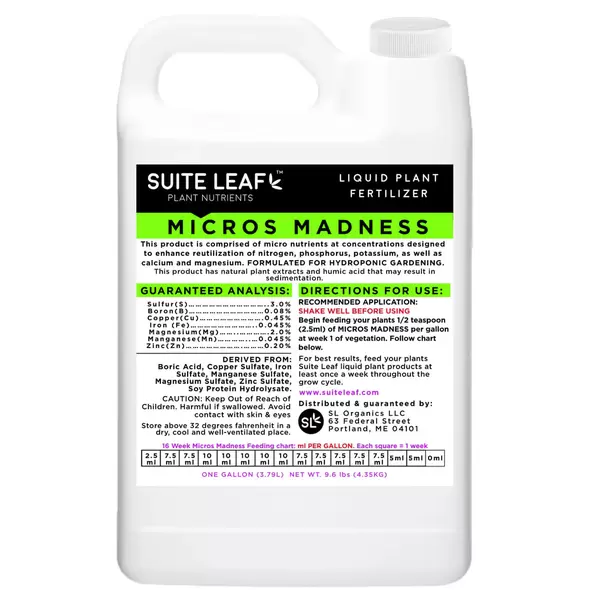 Micros Madness Liquid Plant Fertilizer