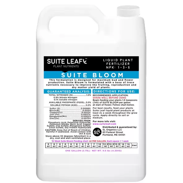 Suite Bloom 1-3-5 Hydroponic Fertilizer