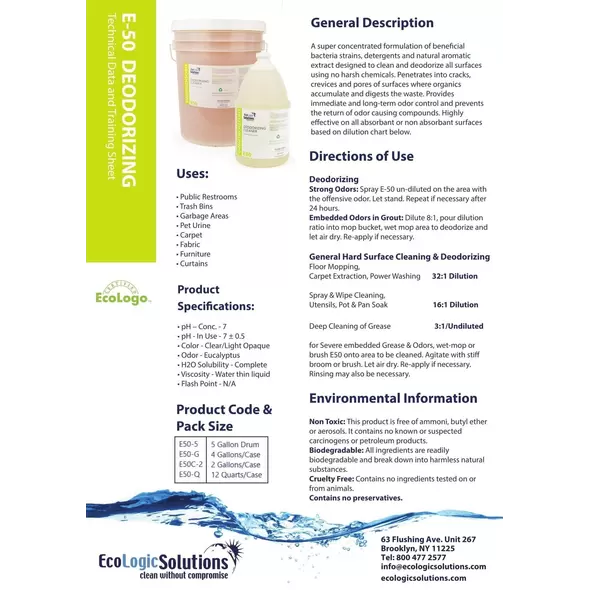 Deodorizing Cleaner