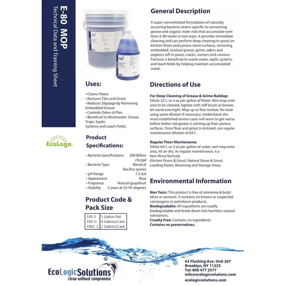 Floor Cleaner & Grout Restorer