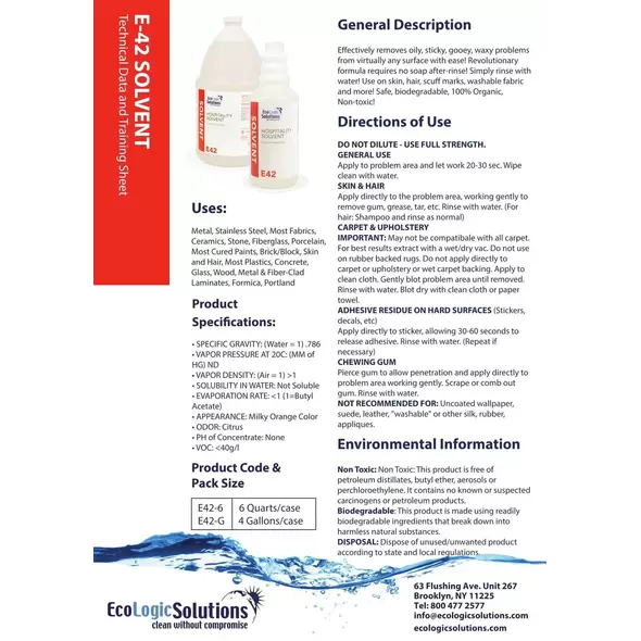 Hospitality Solvent