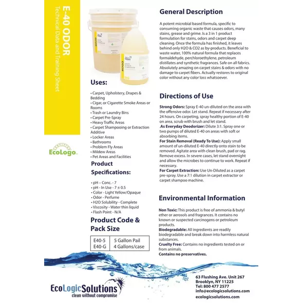 Odor & Stain Eliminator