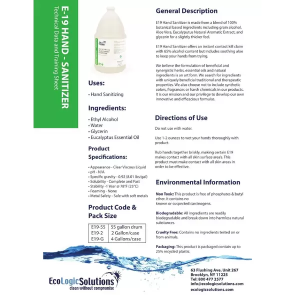 Eucalyptus Hand Sanitizer