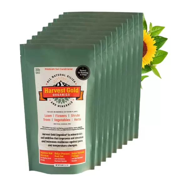 Harvest Gold Organics Premium Soil Conditioner: 10 Bag Bundle