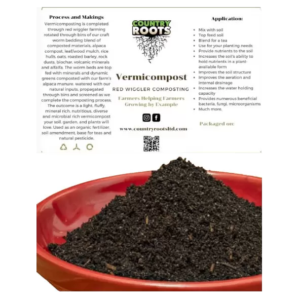 LOS Vermicompost™ - High Grade Small Batch Worm Castings