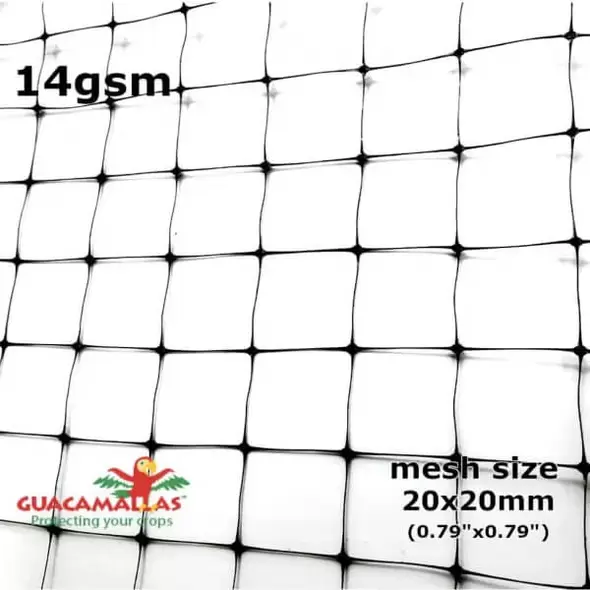 Guacamallas® 1.07m By 1524m Bird Netting Fob - Hortomallas