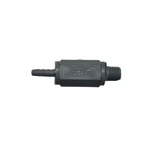7901234 Knight Check Valve - 1/4" Barb x 1/4" MNPT Fitting - Viton Seal