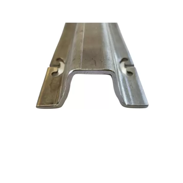 Flat Edge Vertical Line Post - 8' With One Hole & Notches