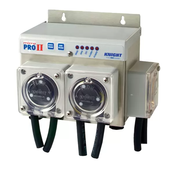 Knight Micro Pro II Model MPII-300L - Liquid Detergent - Liquid Sanitizer And Liquid Rinse Control System