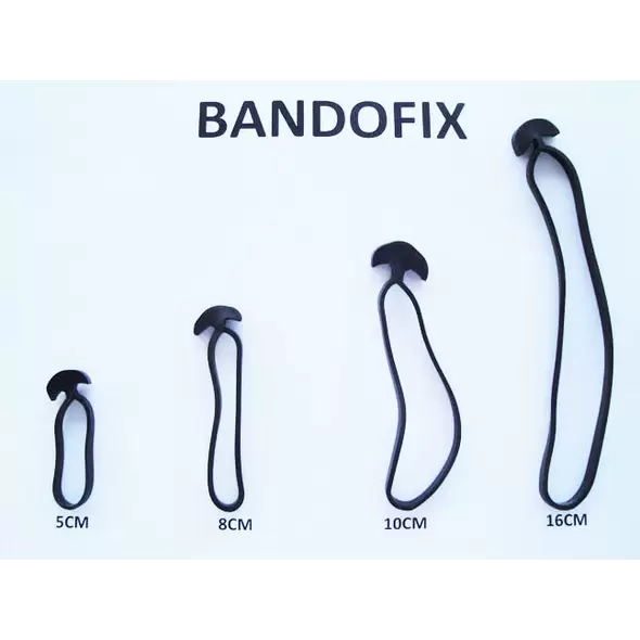 Bandofix 8 Cm Rubber Anchor Bands - 1 Lb x Bag (268 Pcs) - 40 Lb x Case (10,720 Pcs)