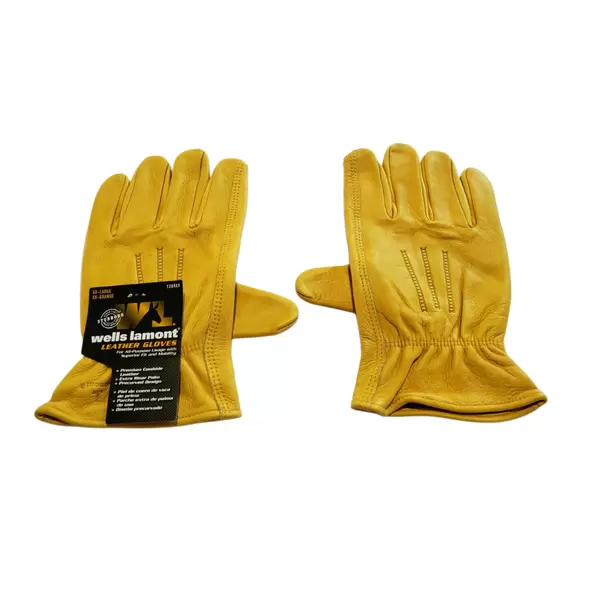 Leather Gloves - Medium