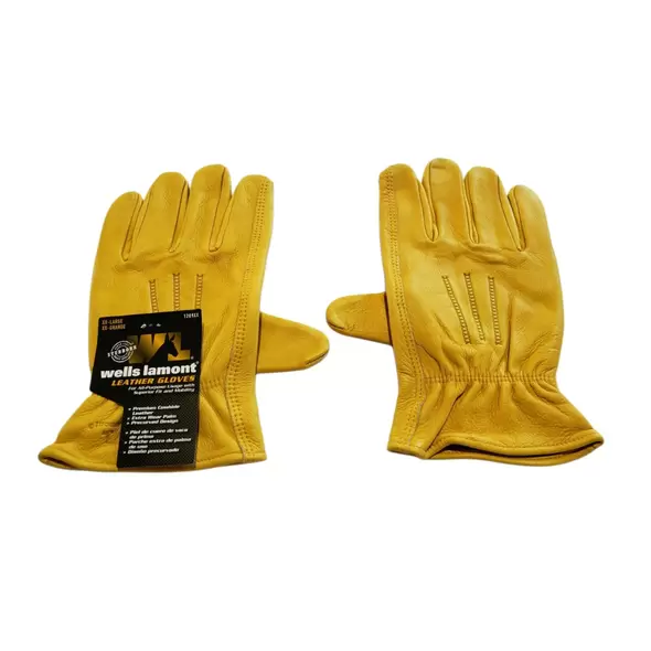 Leather Gloves - Large