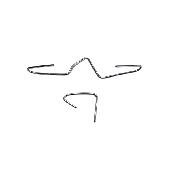 2 Piece Wire Crossarm Clip For T-Post - 6'' 500/Box