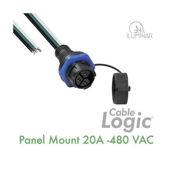 Panel Mount 20A - 480 VAC 6in/15cm