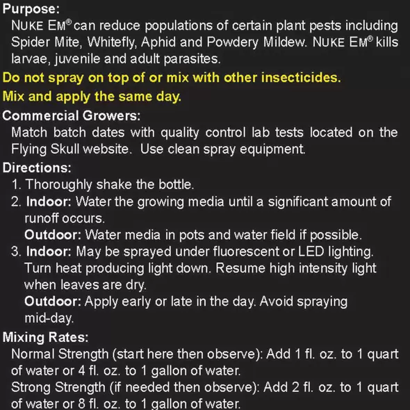 2.5 Gallon Nuke Em - Florida Label