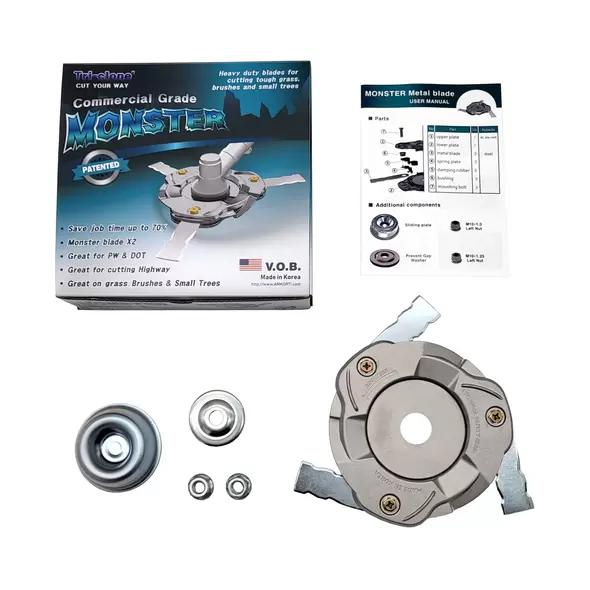 Tri-Clone Monster Heavy - Duty 3 Metal Blades