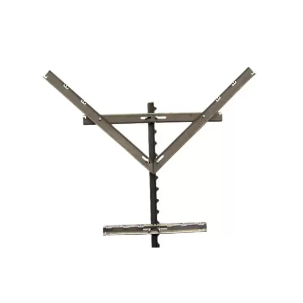 Crossarm - 30" V Style 1 Slot EA. Side-2 Extra Notch 4'' And8'' EA. Side