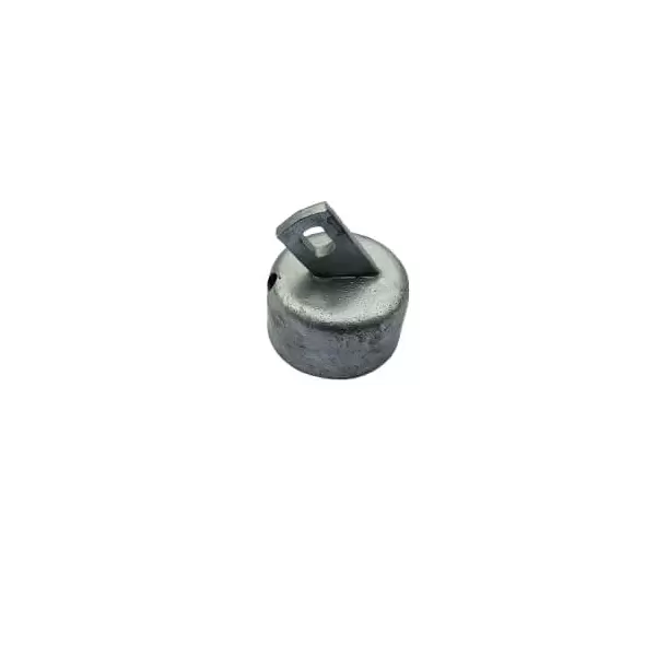 Rail End Cap - Offset 2-1/2" (Fits 2-3/8" OD Pipe) Hot Dipped Galvanized