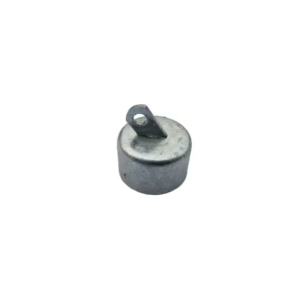 Rail End Cap - Offset 3" (Fits 2-7/8" OD Pipe) Hot Dipped Galvanized