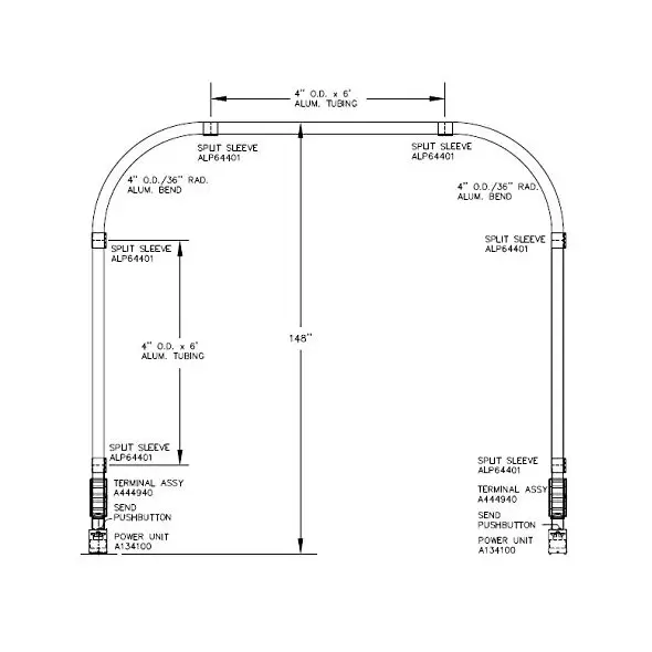 Kelly Systems Inc. KEL2020 "Complete" DIY Pneumatic Tube System